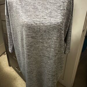 H&M Shimmering Silver Top